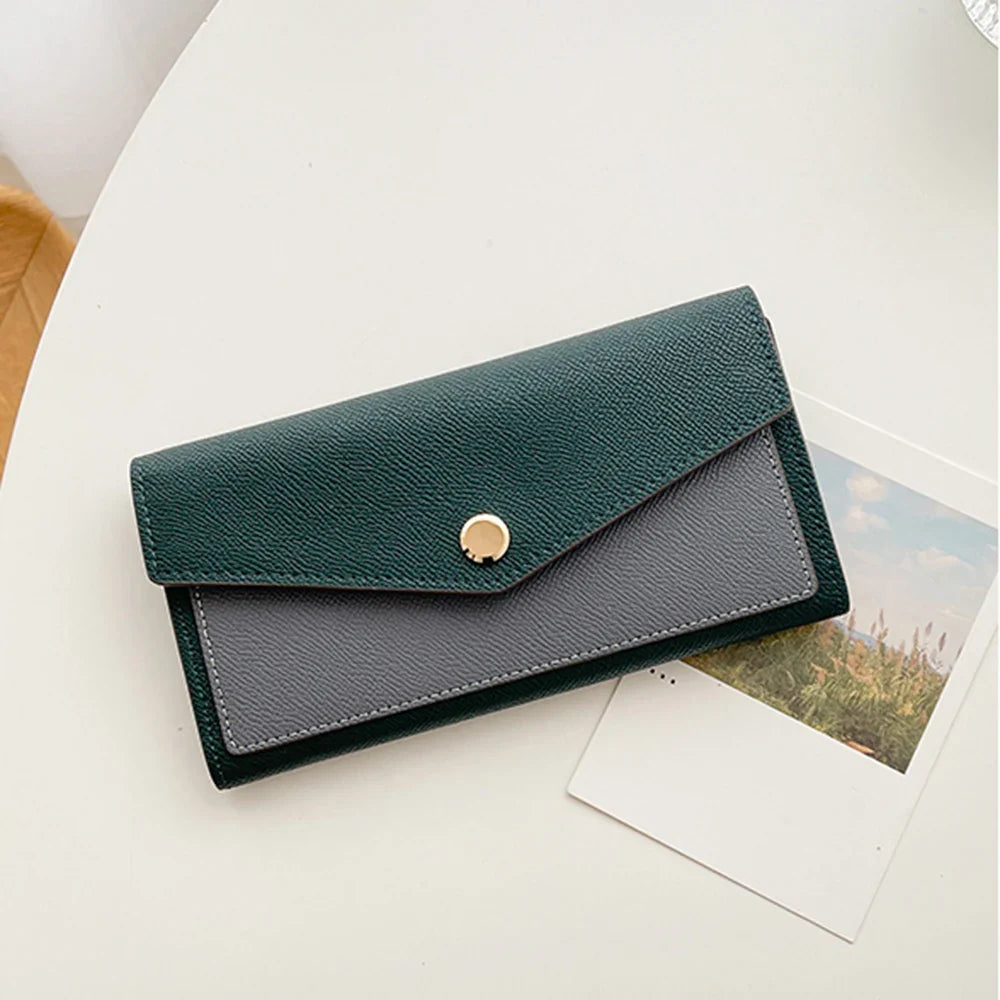 Colourful Genuine Leather Envelope Wallet Karen