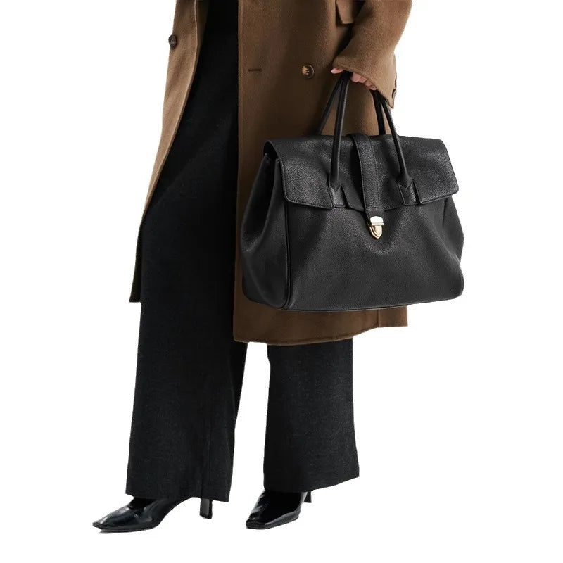 Giselle Genuine Leather Tote Bag