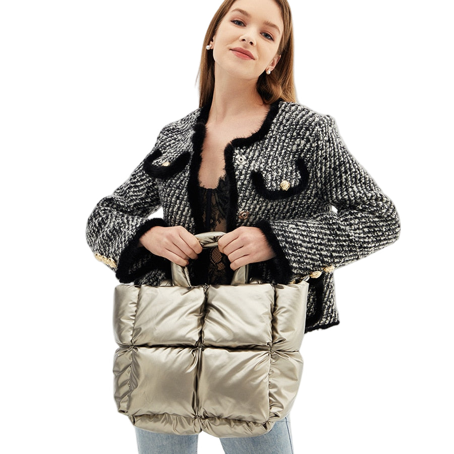 Metallic Puffer Bag Tatiana