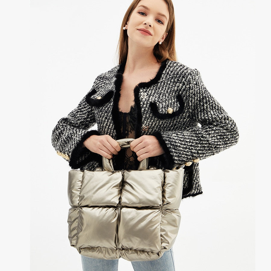 Metallic Puffer Bag Tatiana