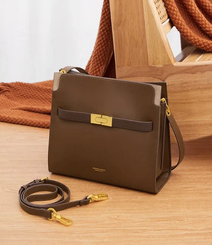 Nicole Genuine Leather Double Bag