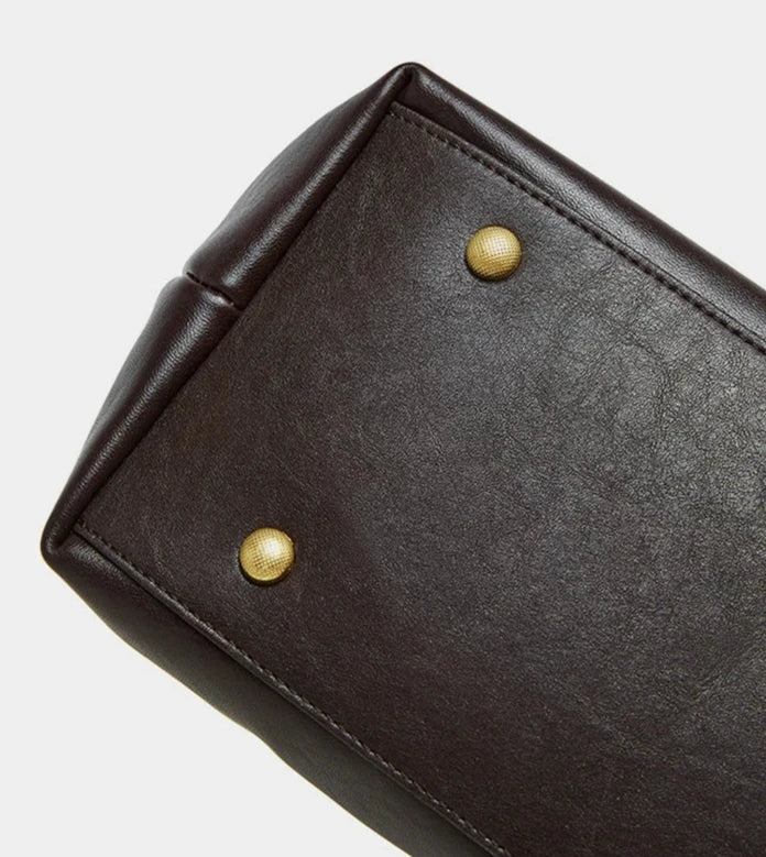 Zélie Genuine Leather Tote Bag