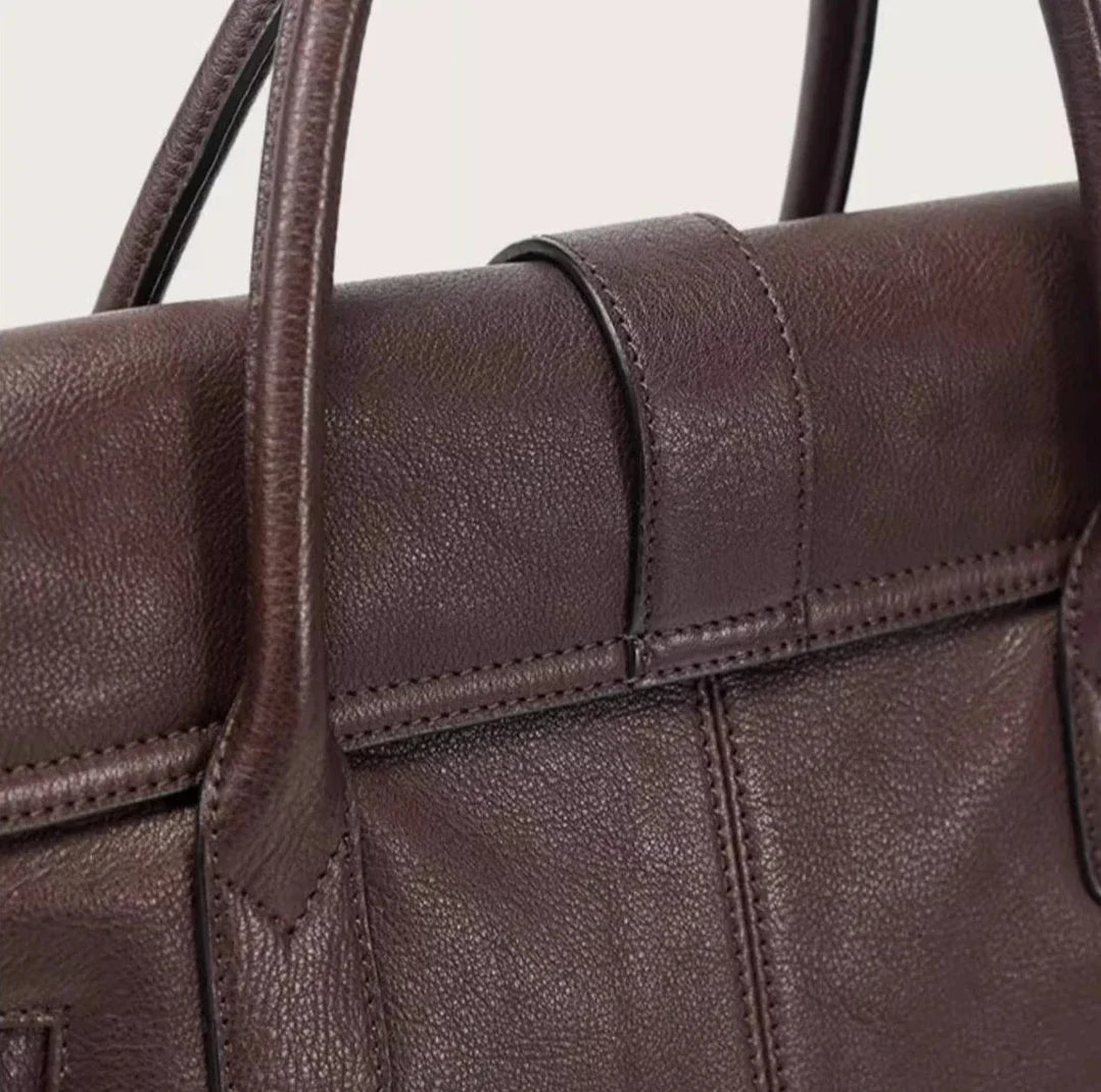 Giselle Genuine Leather Tote Bag