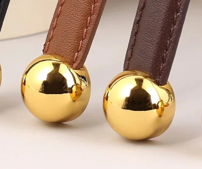 Genuine Leather Belt Ball