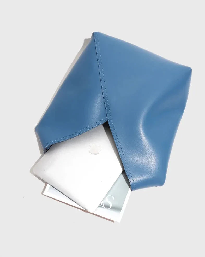 Large Genuine Leather Shopping Bag Hillary