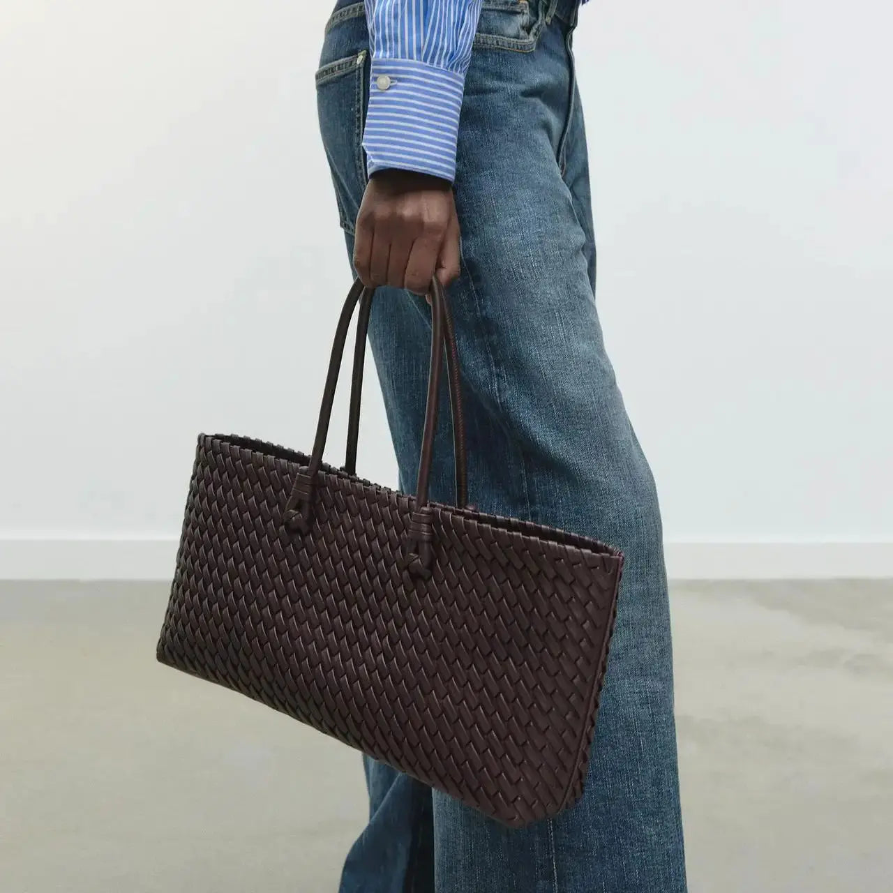 Fabi Woven Tote Bag