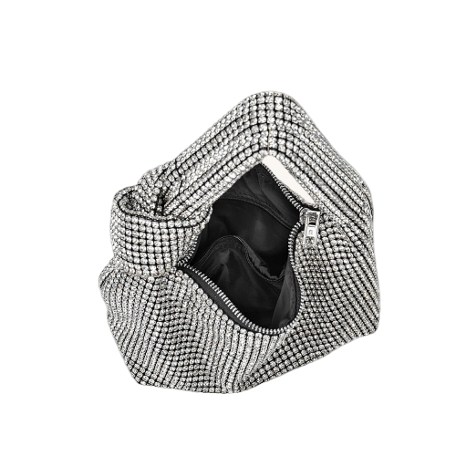 Anita Glitter Baguette Bag