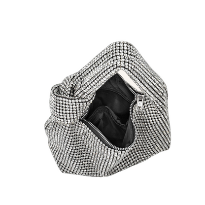 Anita Glitter Baguette Bag