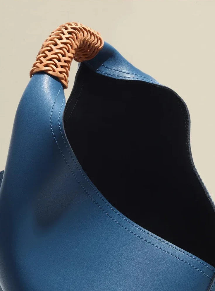 Large Genuine Leather Shopping Bag Hillary