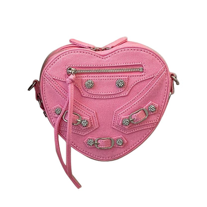 Julie Heart-Shaped Crossbody Bag