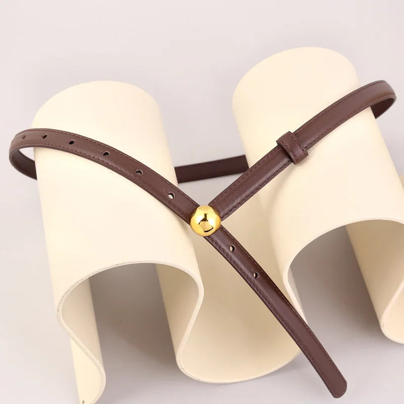 Genuine Leather Belt Ball
