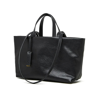 Zélie Genuine Leather Tote Bag