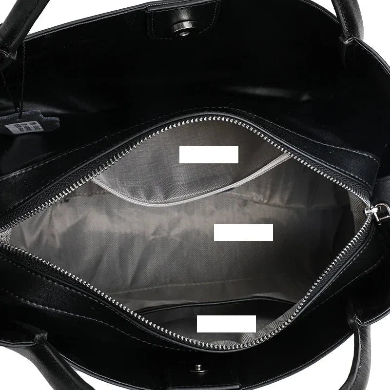 Medium Genuine Leather Bag Adriana Croco