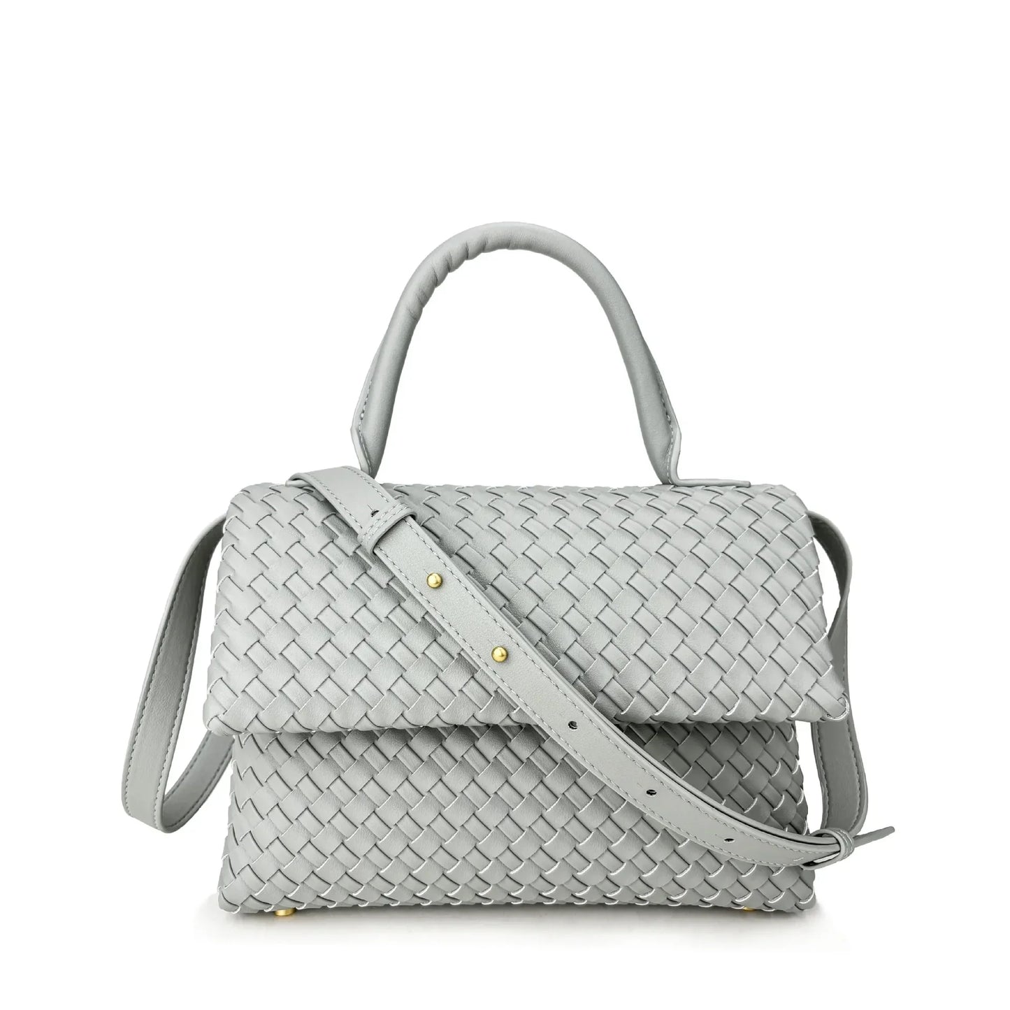 July Braided Genuine Leather Bag