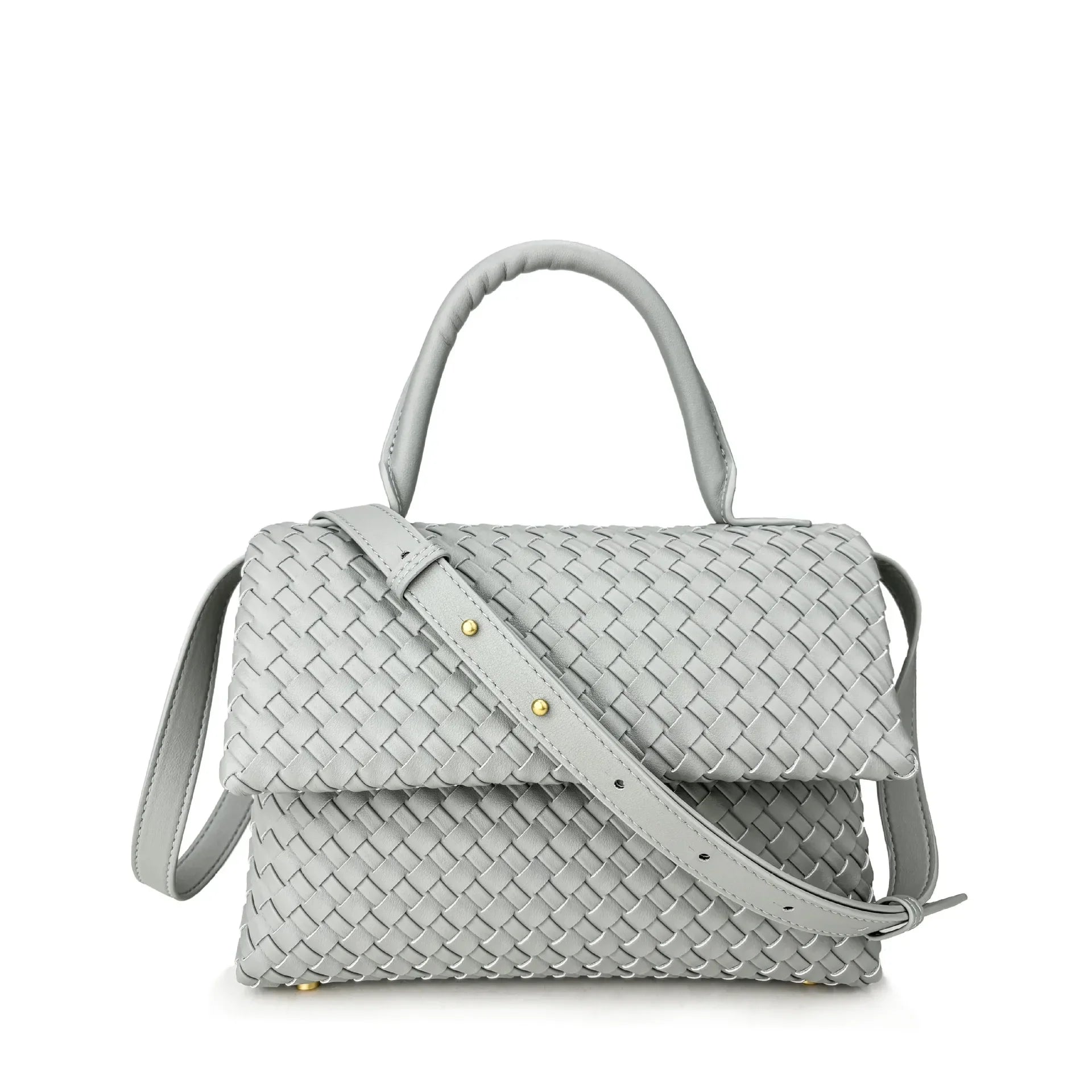 July Braided Genuine Leather Bag