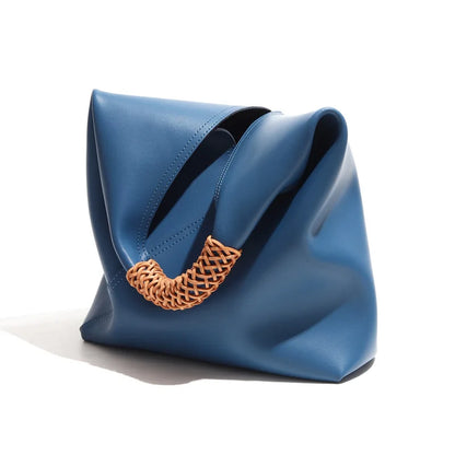 Large Genuine Leather Shopping Bag Hillary