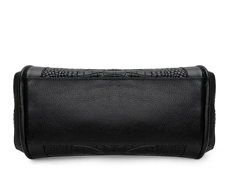 Medium Genuine Leather Bag Adriana Croco