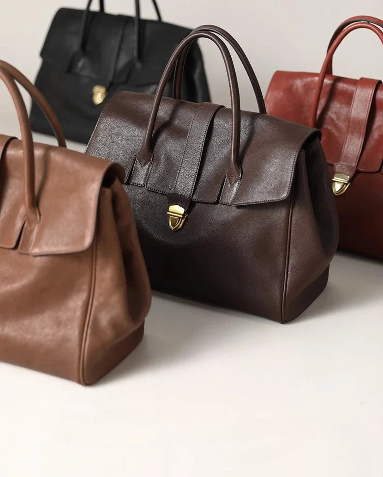 Giselle Genuine Leather Tote Bag