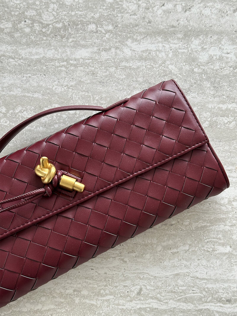 Paige Woven Clutch Bag