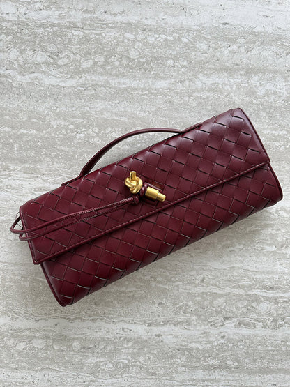 Paige Woven Clutch Bag