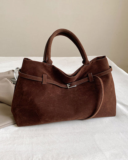 Angelina Suede Tote Bag XL