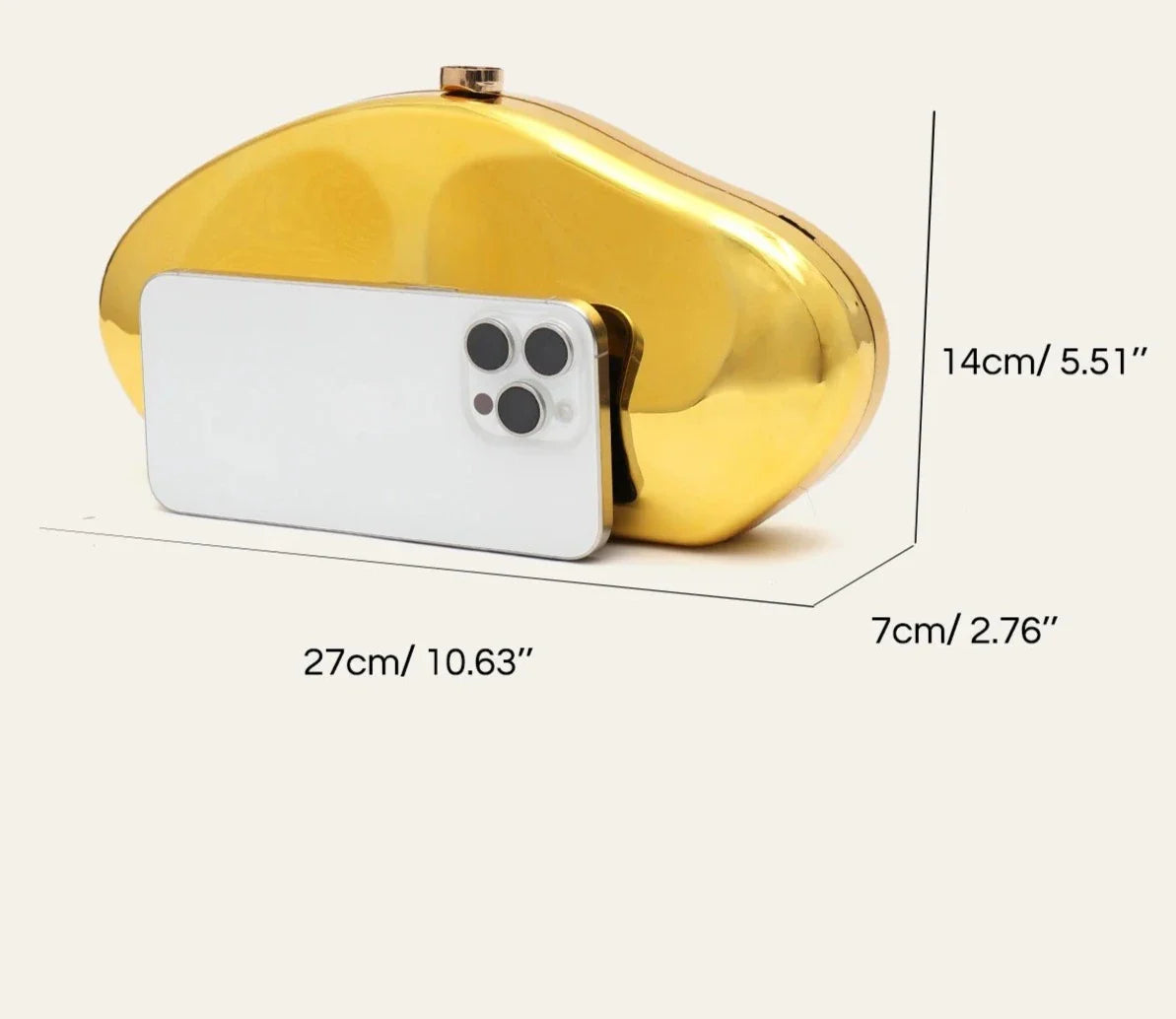 Metallic Clutch Bag Jasmine