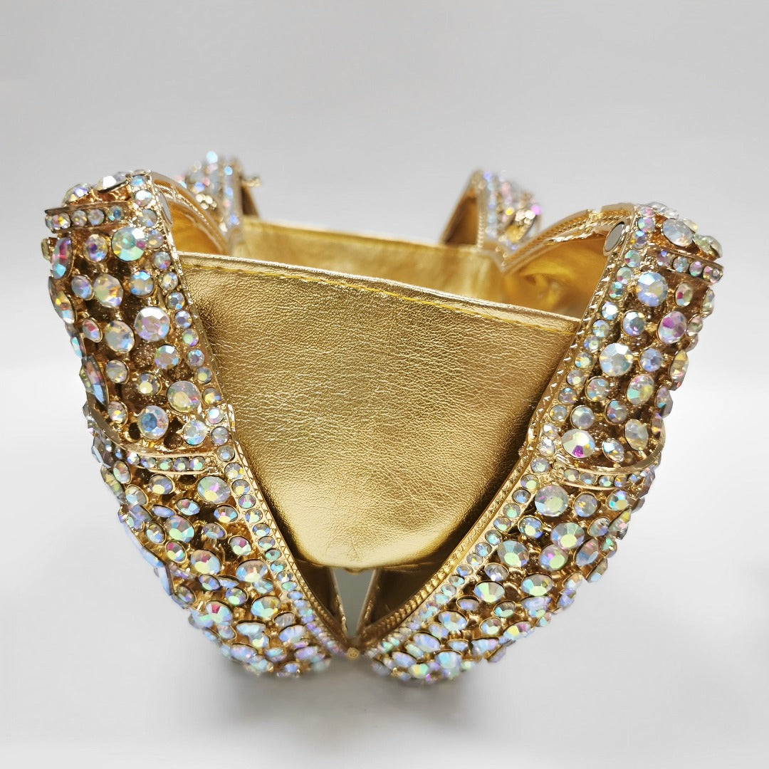 Isabella Strass Bow Clutch Bag