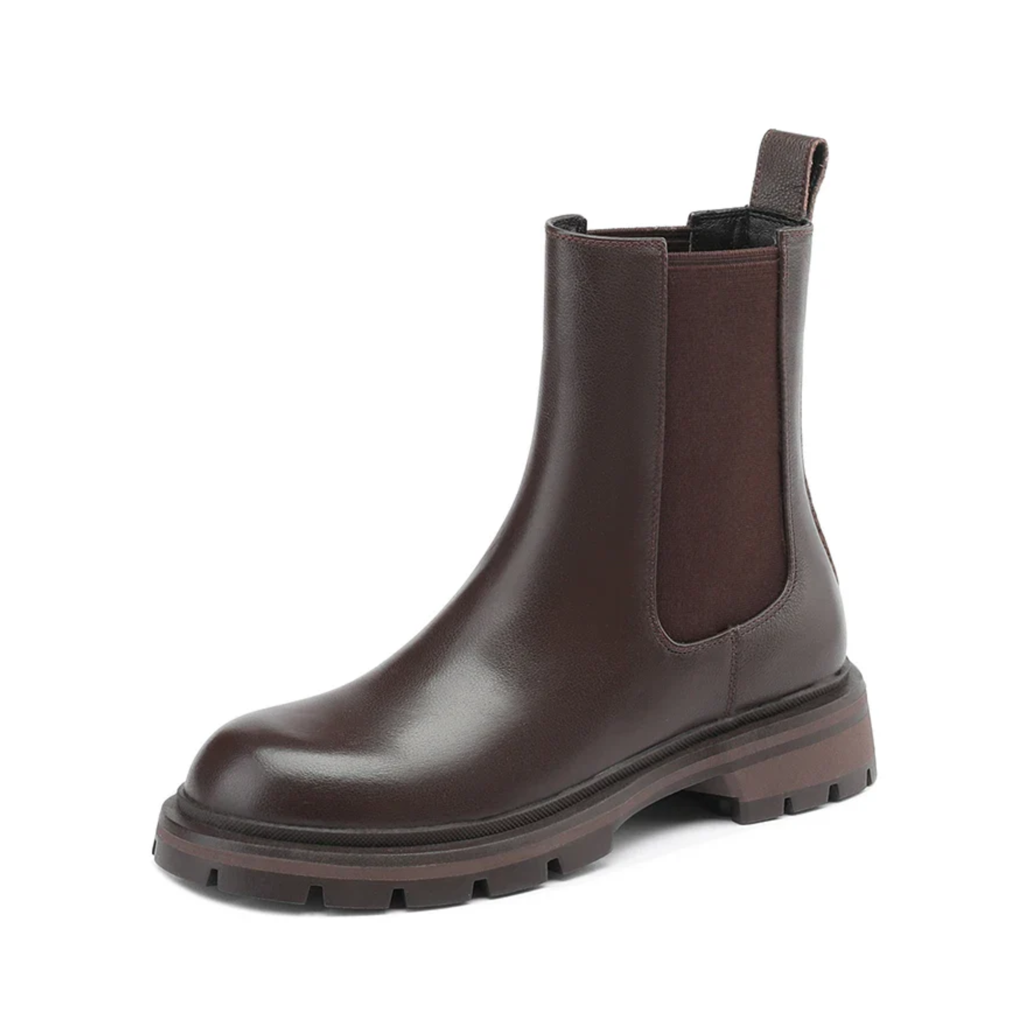 Low-Top Platform Boots with Elastic