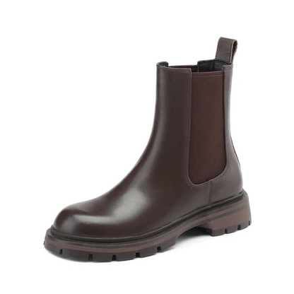 Low-Top Platform Boots with Elastic