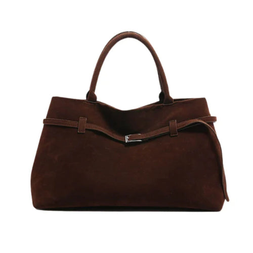 Angelina Suede Tote Bag XL