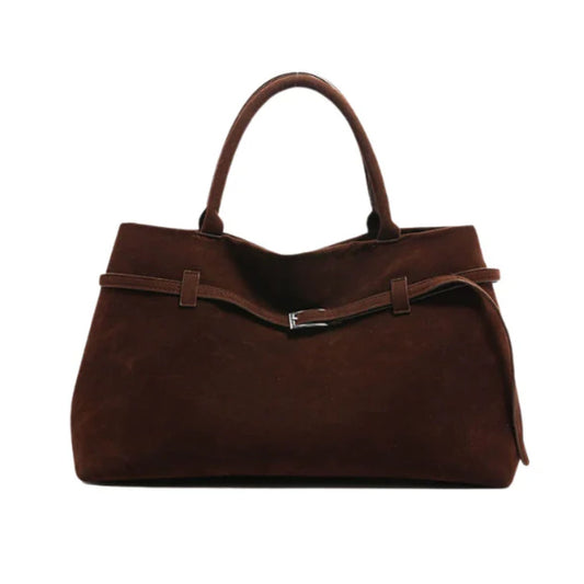 Angelina Suede Tote Bag XL