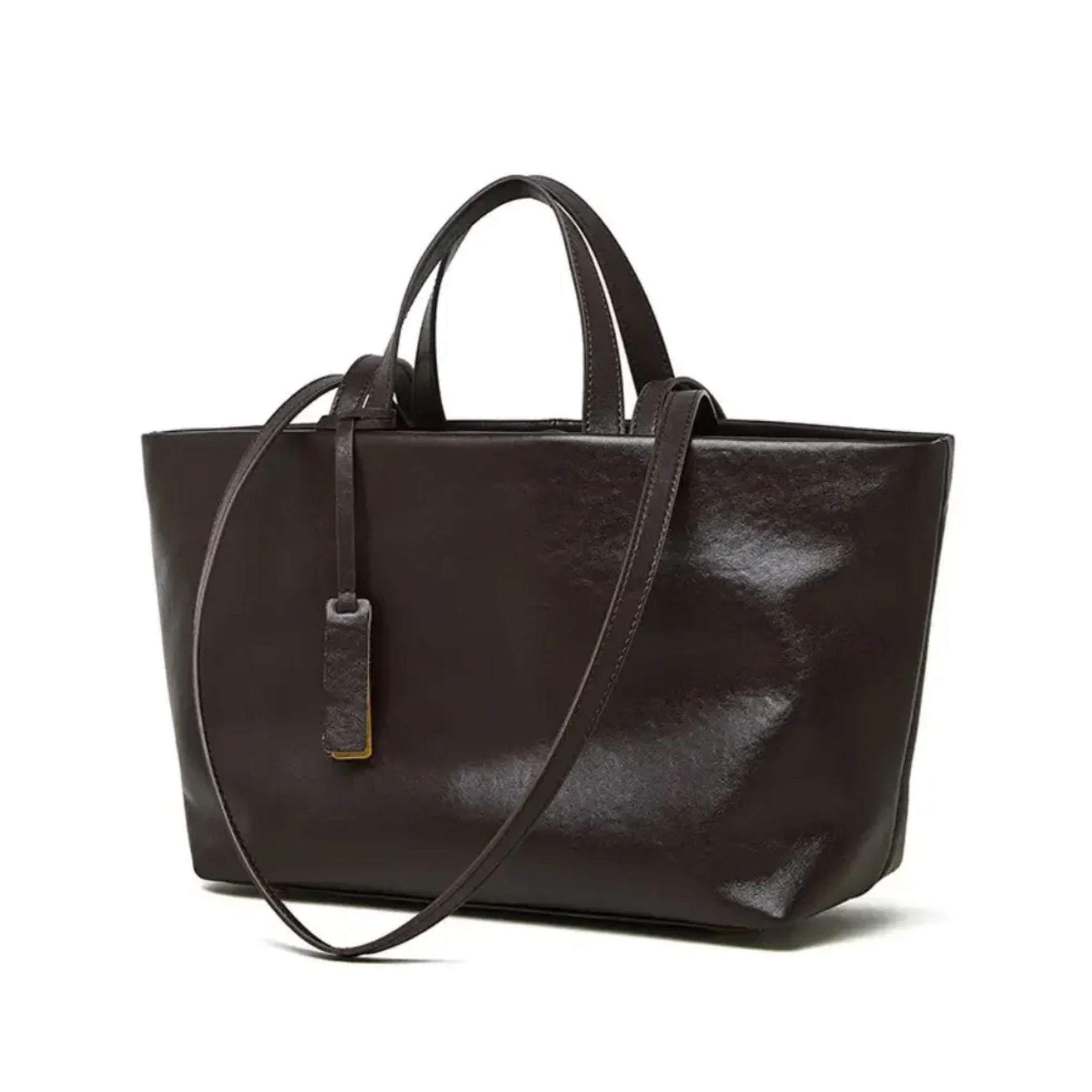 Zélie Genuine Leather Tote Bag