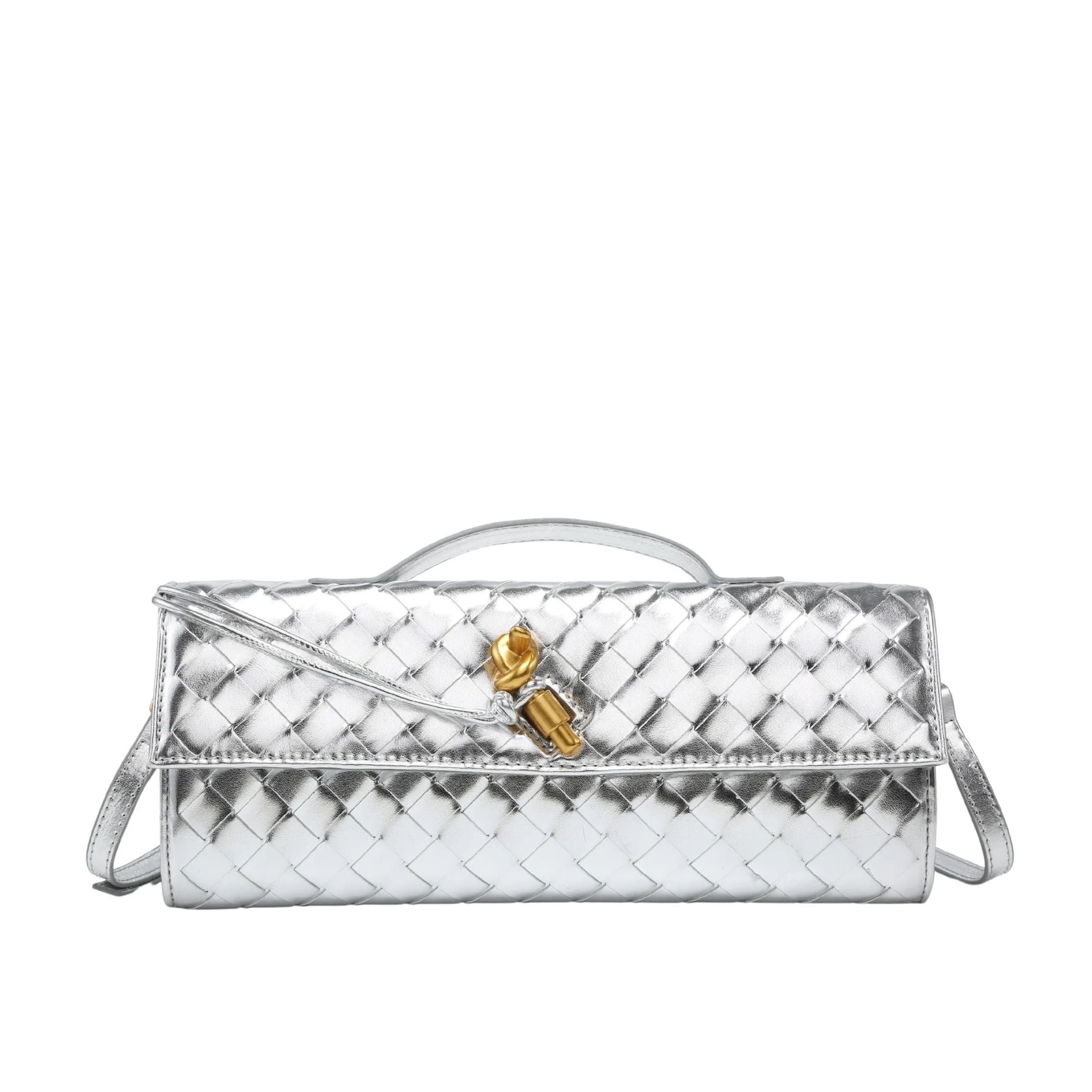 Paige Woven Clutch Bag