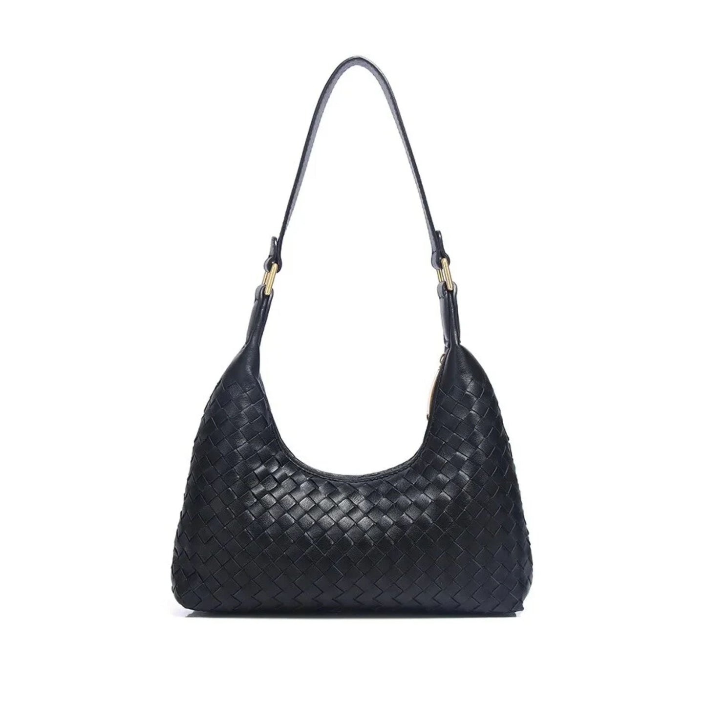 Vanessa Genuine Leather Baguette Bag
