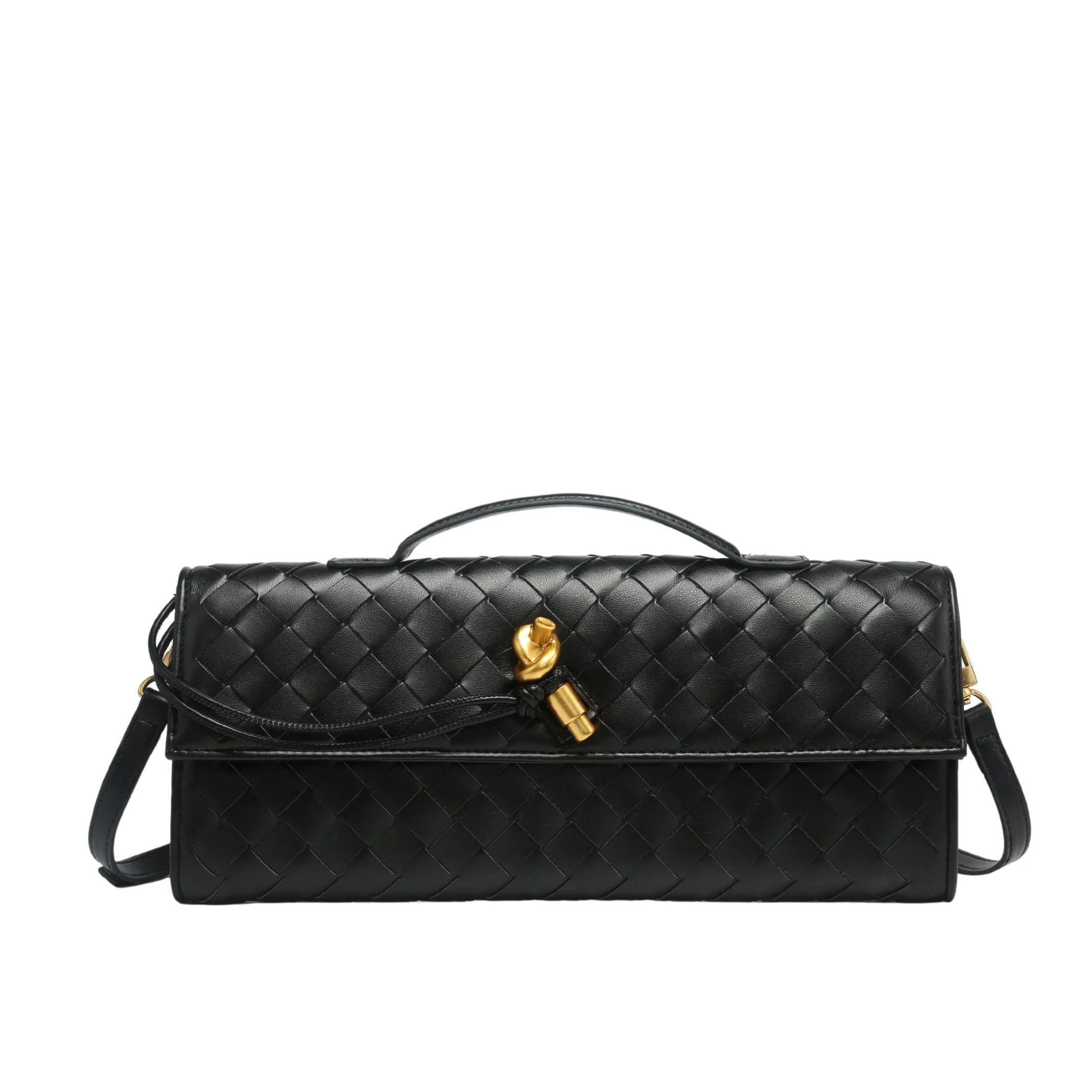 Paige Woven Clutch Bag