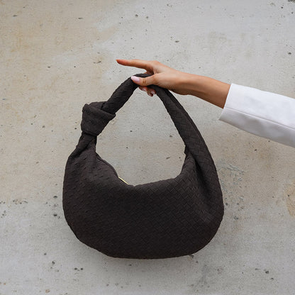 Alice Woven Suede Bag