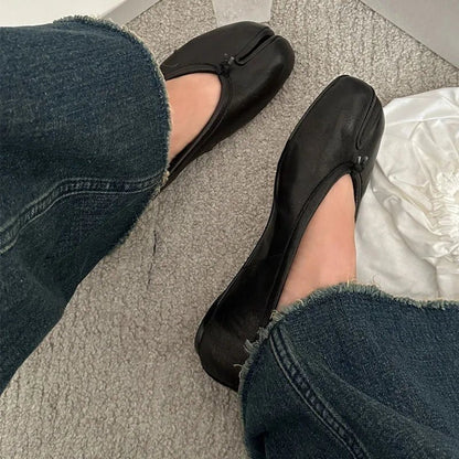 Abigail Vegan Leather Flats