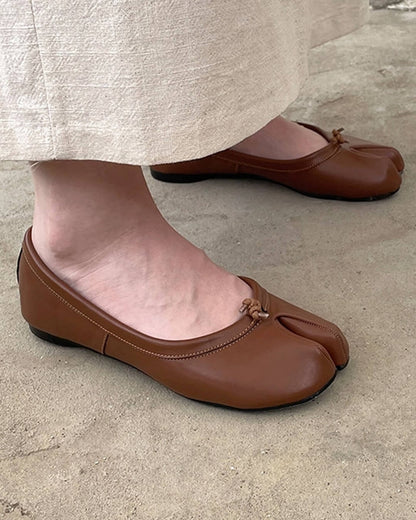 Abigail Vegan Leather Flats