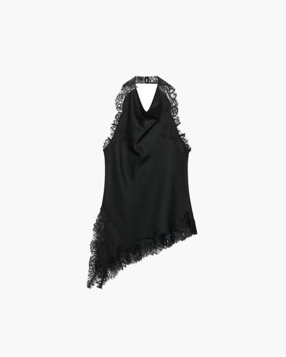 Anne Backless Lace Top