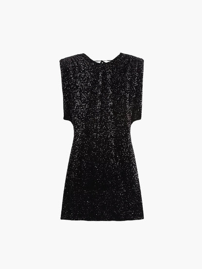 Annie Glitter Mini Dress