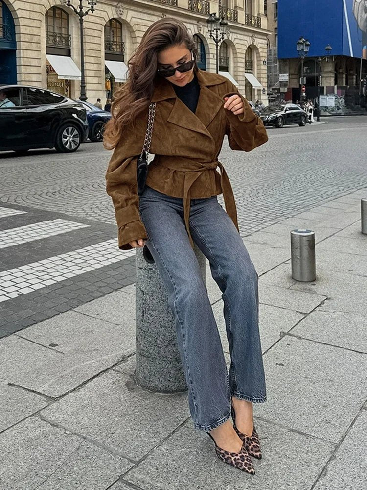 Ariah Retro Suede Jacket