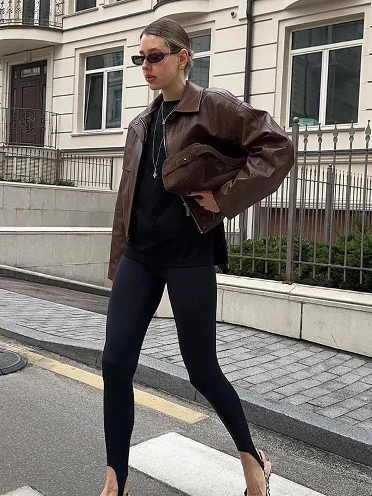 Bianca Vegan Leather Jacket