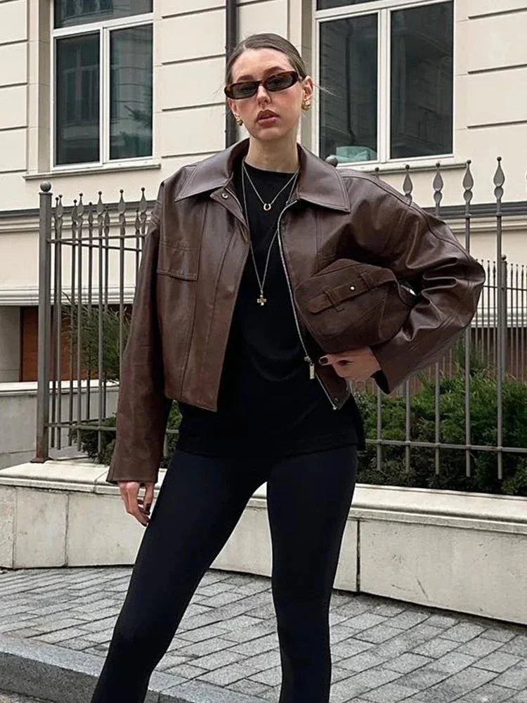 Bianca Vegan Leather Jacket