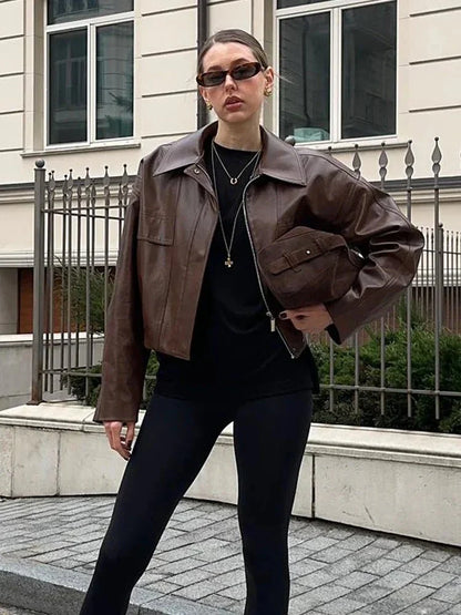 Bianca Vegan Leather Jacket