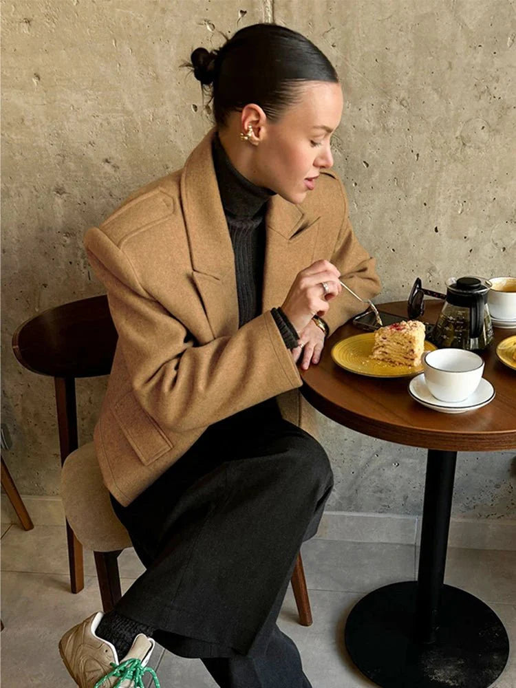 Claude Blazer with Shoulder Pads