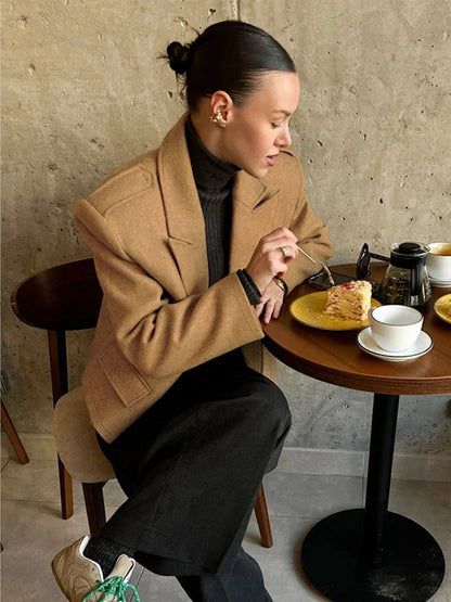 Claude Blazer with Shoulder Pads