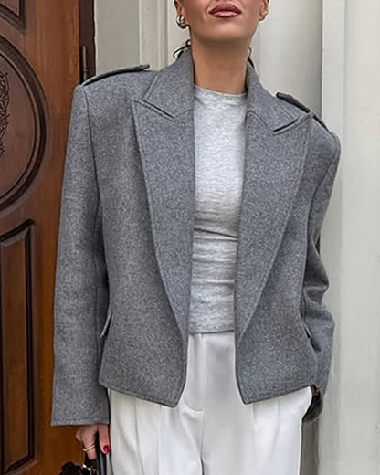 Claude Blazer with Shoulder Pads