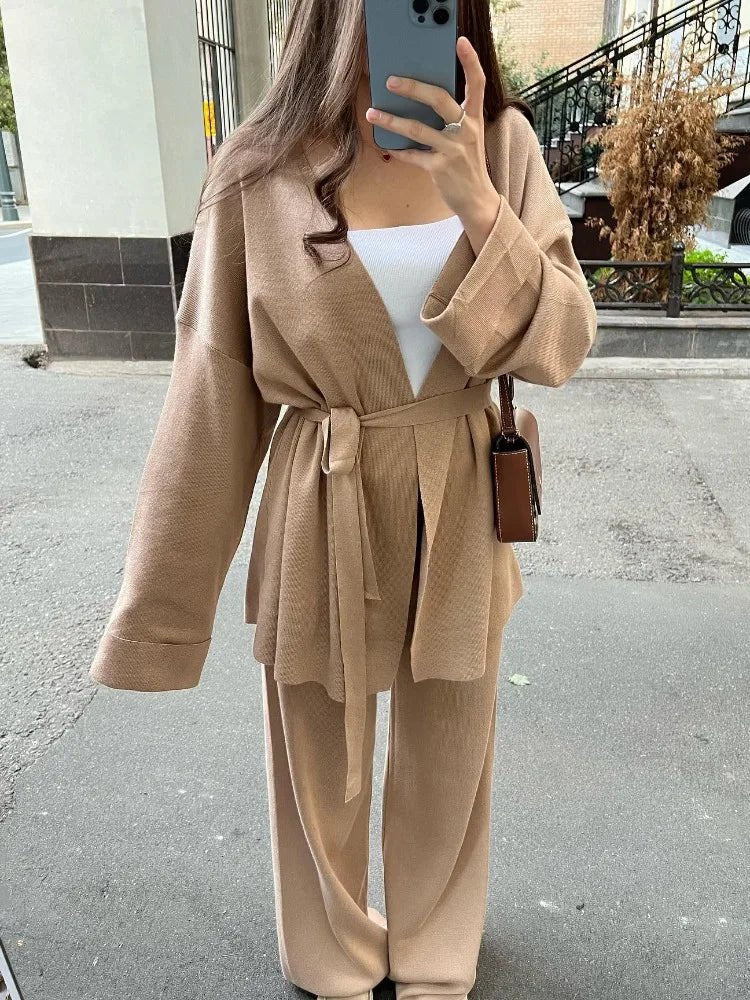 Divine Comfy Knitted Autumn Set