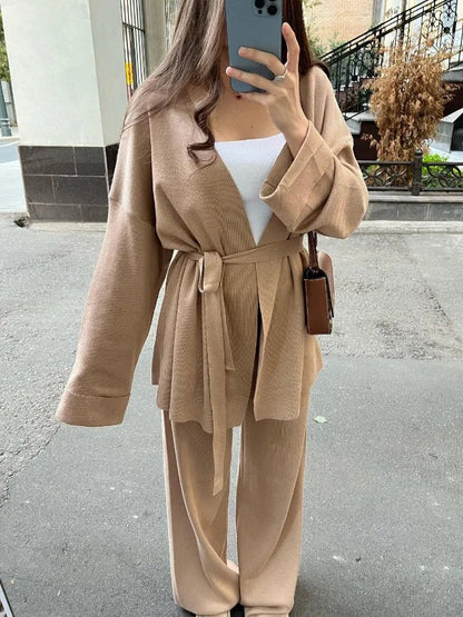 Divine Comfy Knitted Autumn Set