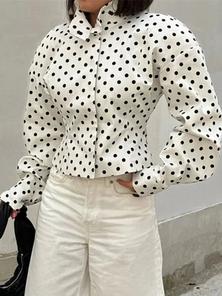 Emily Polkadot Set Shirt & Shorts